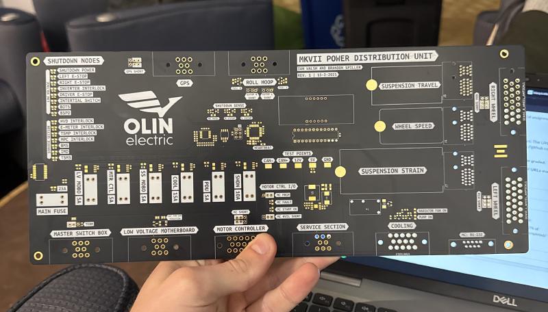 Empty Power Distribution Board