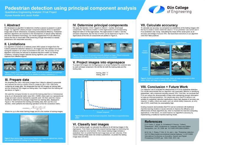 Research poster presenting our methodology and results