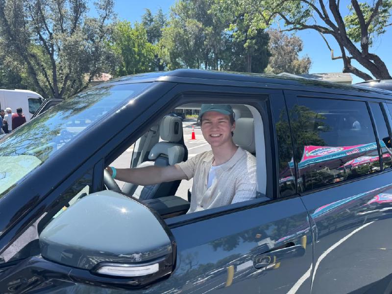 Sitting inside the Rivian R1S